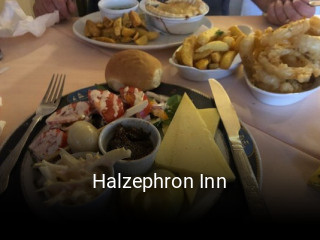 Halzephron Inn reserve table