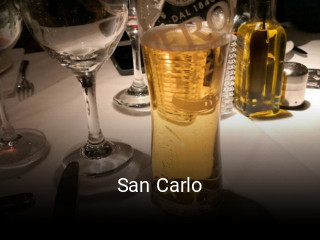 Book a table now at San Carlo