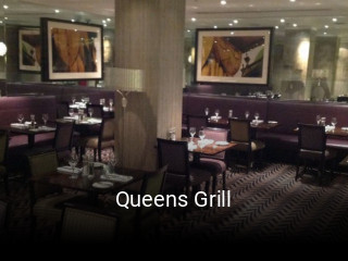 Book a table now at Queens Grill