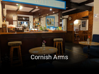 Cornish Arms book table