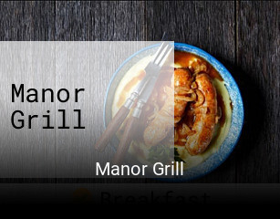 Manor Grill reserve table