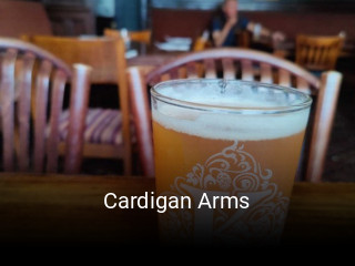 Book a table now at Cardigan Arms