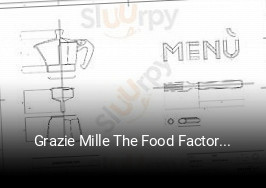 Grazie Mille The Food Factory reserve table