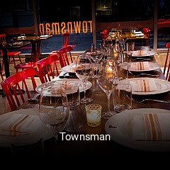 Book a table now at Townsman
