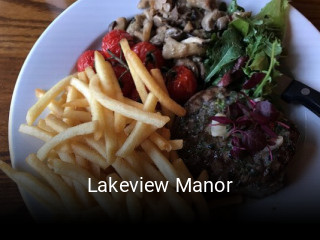 Book a table now at Lakeview Manor