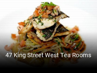 47 King Street West Tea Rooms table reservation