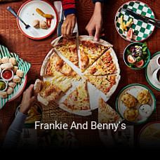 Frankie And Benny's book table
