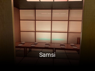 Samsi table reservation