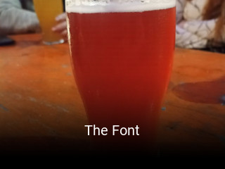 Book a table now at The Font