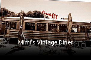 Mimi's Vintage Diner book table