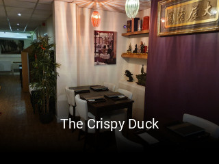The Crispy Duck book table