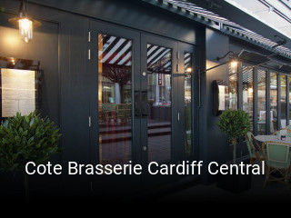 Cote Brasserie Cardiff Central reservation