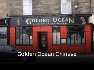 Book a table now at Golden Ocean Chinese
