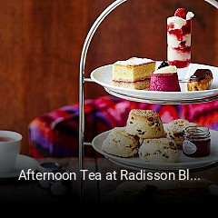 Afternoon Tea at Radisson Blu Edwardian Sussex reserve table