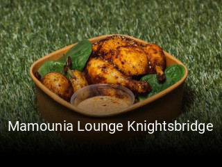 Book a table now at Mamounia Lounge Knightsbridge