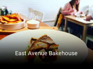 Book a table now at East Avenue Bakehouse