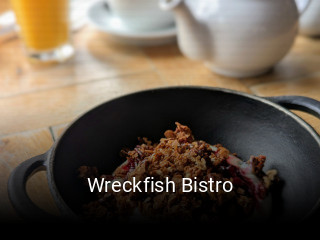 Wreckfish Bistro book table