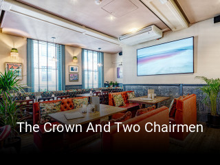The Crown And Two Chairmen table reservation