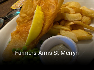 Book a table now at Farmers Arms St Merryn