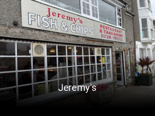 Book a table now at Jeremy's