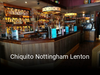 Book a table now at Chiquito Nottingham Lenton