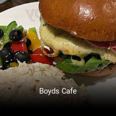 Boyds Cafe reserve table
