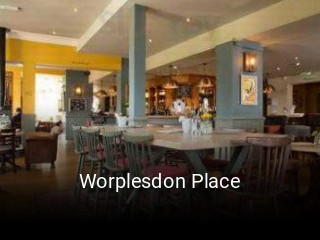 Worplesdon Place reservation