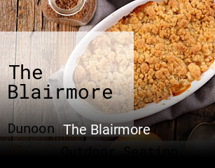 The Blairmore table reservation