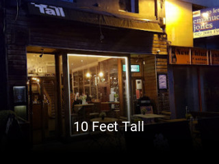 10 Feet Tall table reservation