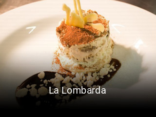 Book a table now at La Lombarda