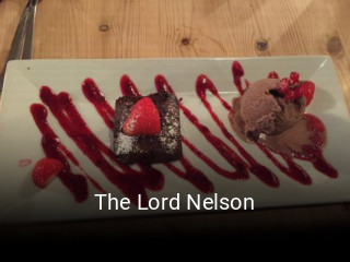 The Lord Nelson book table