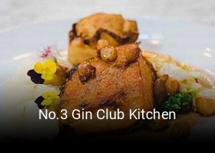 No.3 Gin Club Kitchen table reservation