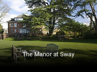 The Manor at Sway book table