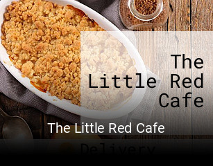 The Little Red Cafe book table