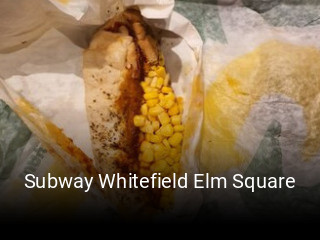 Subway Whitefield Elm Square table reservation