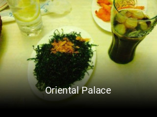 Oriental Palace reserve table