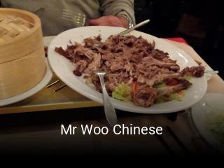 Mr Woo Chinese table reservation