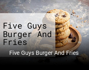 Five Guys Burger And Fries table reservation