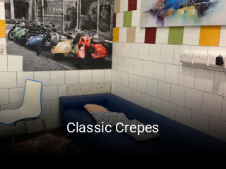 Classic Crepes book table