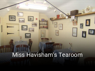 Miss Havisham's Tearoom book table