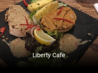 Liberty Cafe book table