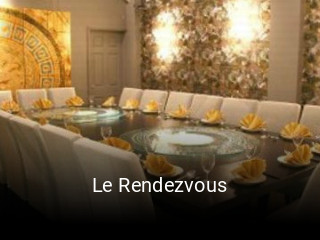 Le Rendezvous book table