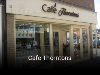 Cafe Thorntons reserve table