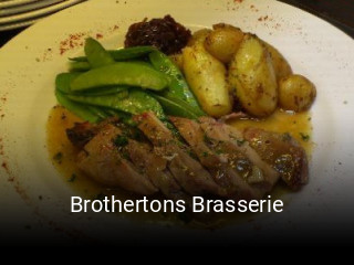 Brothertons Brasserie book online