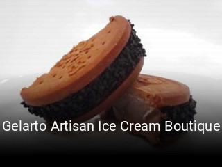 Gelarto Artisan Ice Cream Boutique table reservation