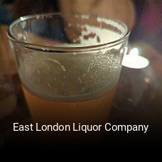 East London Liquor Company reserve table