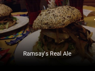 Ramsay's Real Ale reserve table