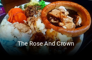 The Rose And Crown table reservation