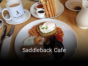 Saddleback Cafe table reservation