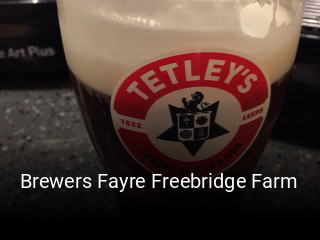 Brewers Fayre Freebridge Farm table reservation